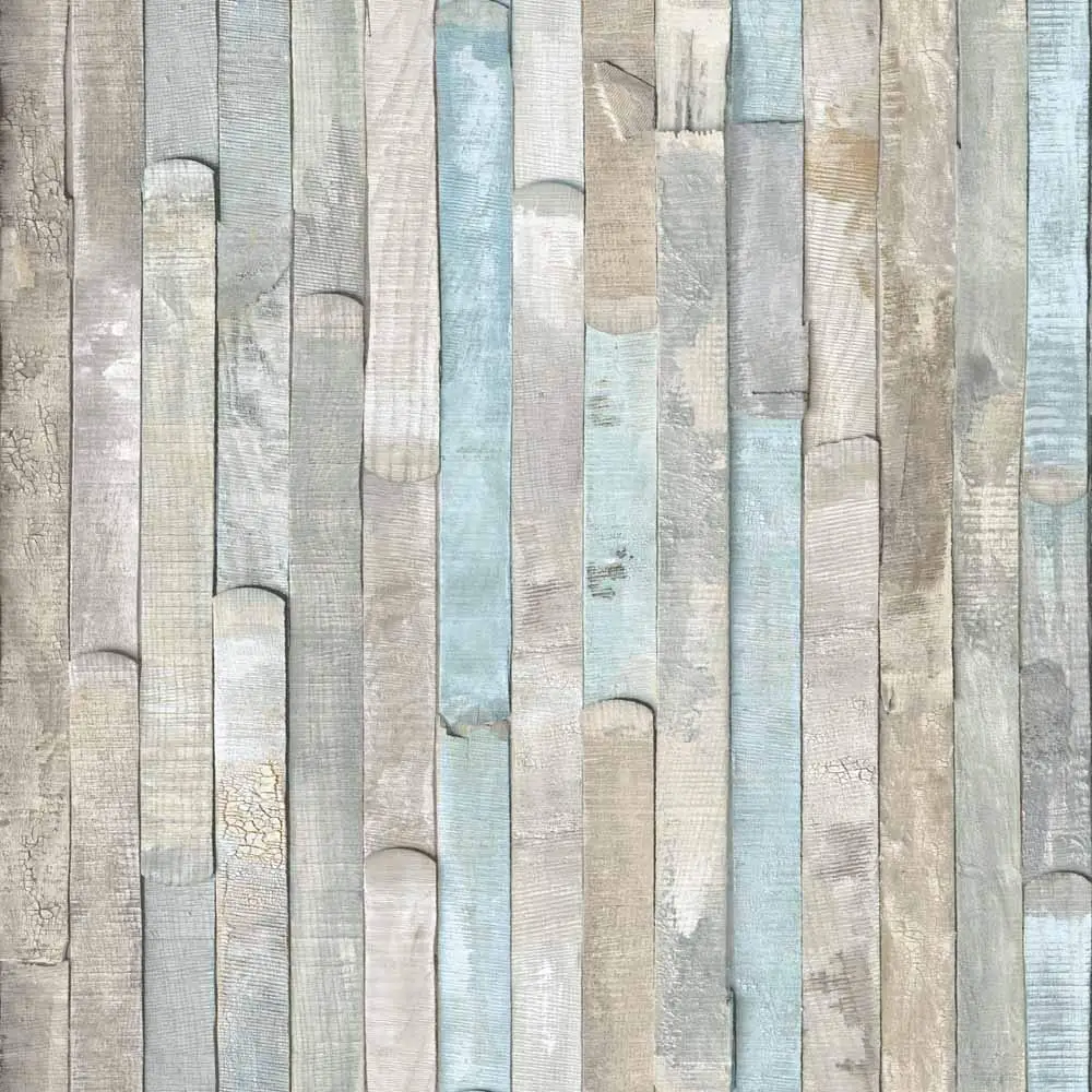 

346-0644-4PKA Decorative Self-Adhesive Film, Beach Wood 17\ x 78\ Roll, 4-Pack with Applicator
