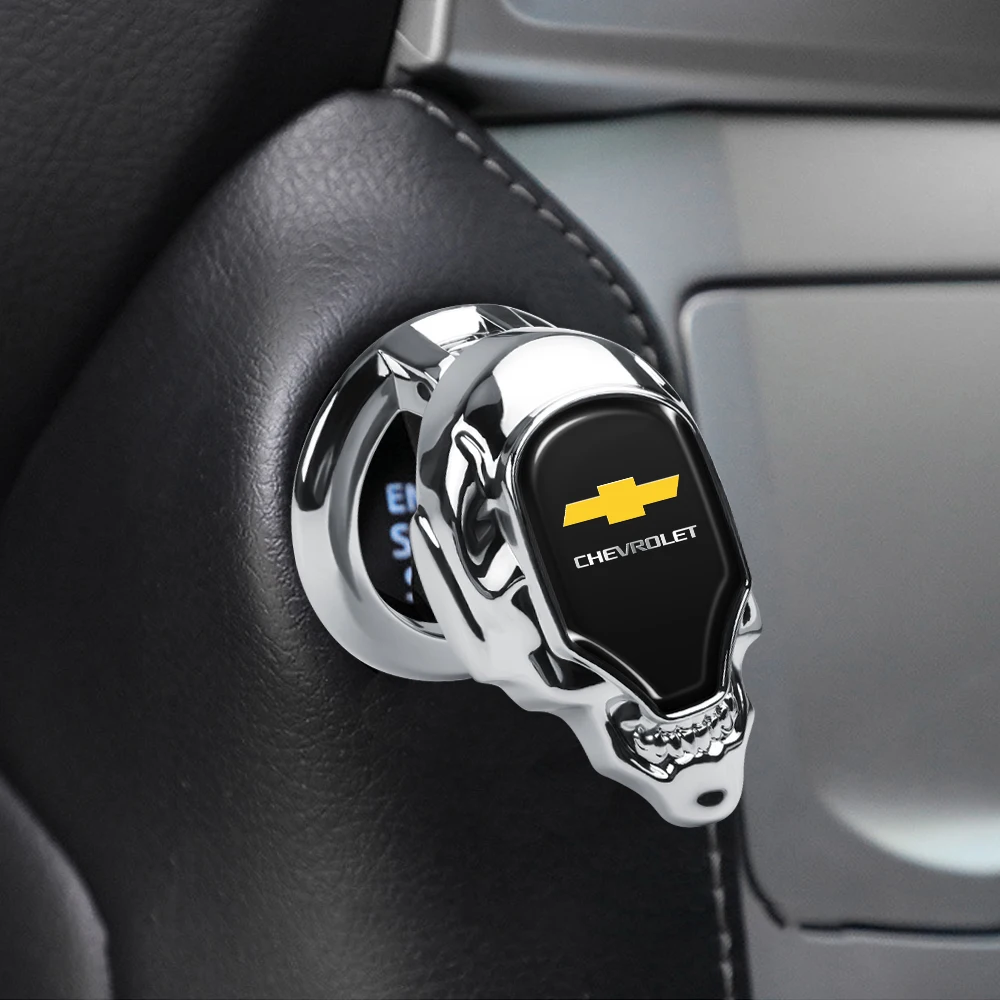 Car Engine One-button Start Stop Protective Cover Auto Accessories For Chevrolet Cruze Captiva Trax Malibu Tahoe Equinox Impala