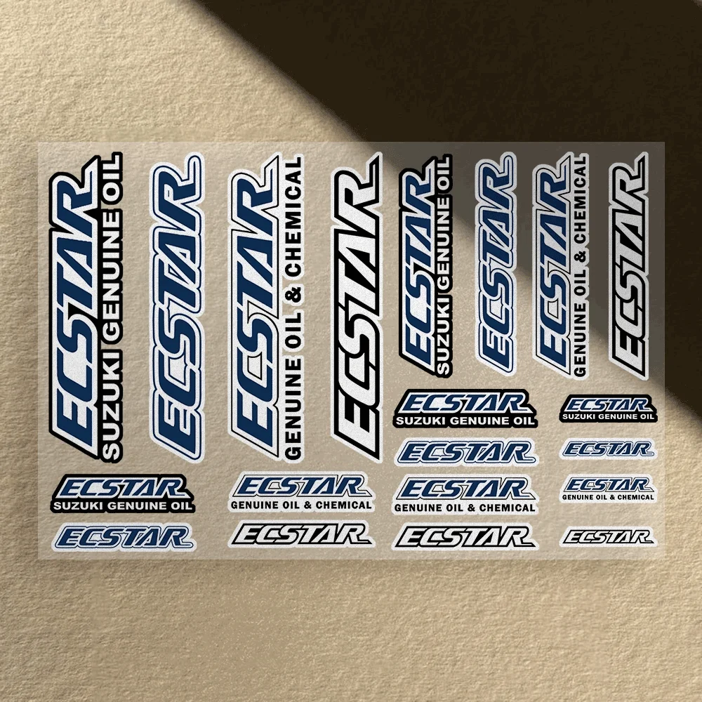 

Наклейка на мотоцикл, водонепроницаемая для Helme Tank, кузов автомобиля, велосипеда, универсальная виниловая наклейка E-ECSTAR