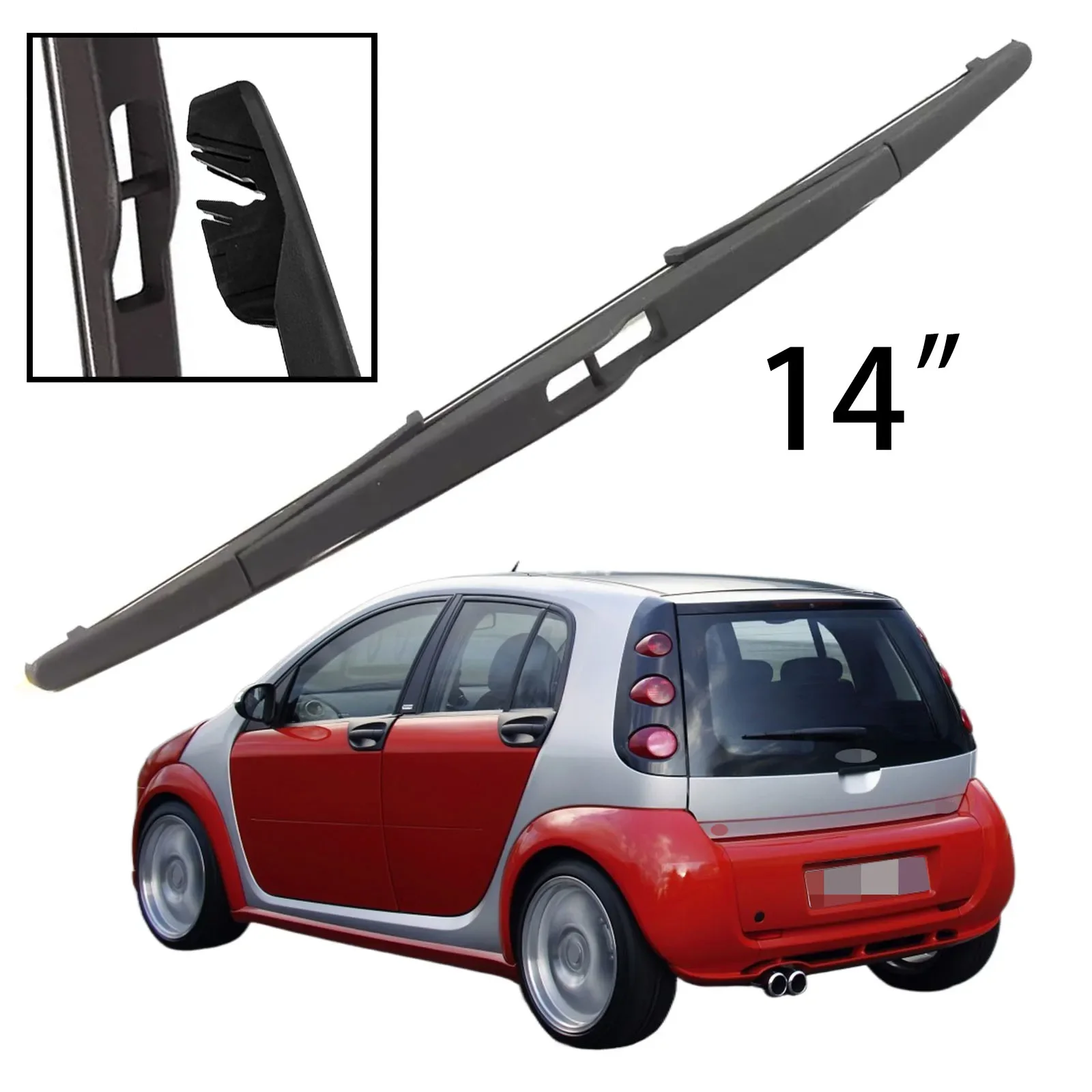 

14" Rear Windshield Windscreen Washer Wiper Blade For Smart Forfour 454 2004-2007 Car Accessories Accsesories