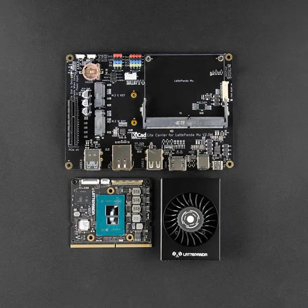 Lattepanda Mu Evaluation Kit for Micro X86 Computing Module N100 Mini PC Development Board Powerful Compact Industrial Maker Pro