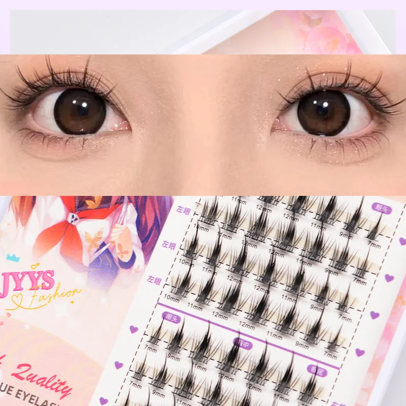 WHITE MOONLIGHT Extension Personal Fake Japan EyeLash Professional Makeup Individual Cluster Korea Grafting False Eyelashes