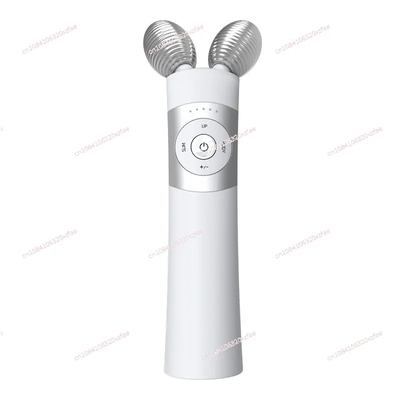 Micro-current Lift Facial Beauty Instrument, Facial Firming Massager 3D Roller Face-saving Introduction Instrument