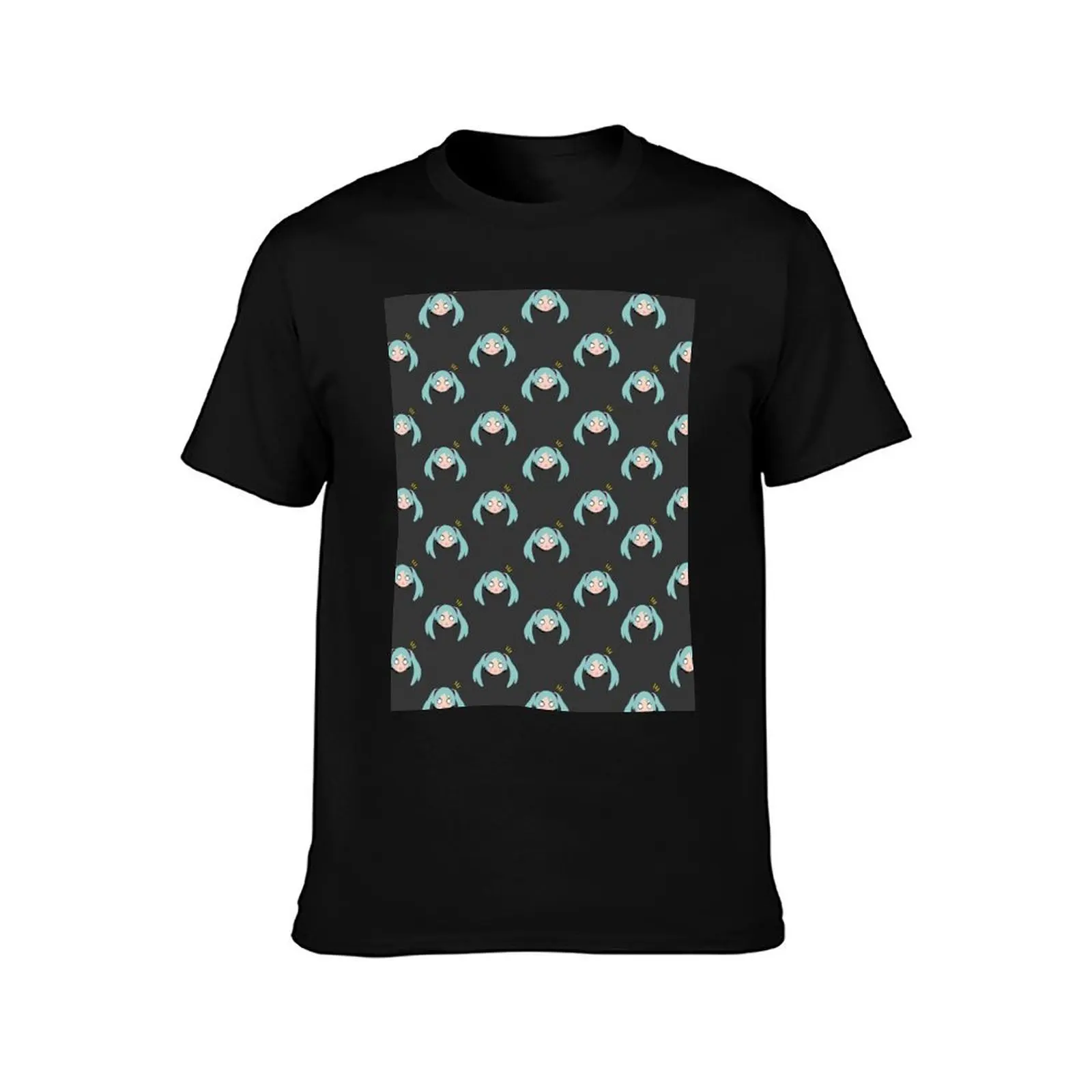 Miku Binder Pattern T-Shirt Long Lasting Casual T-Shirt