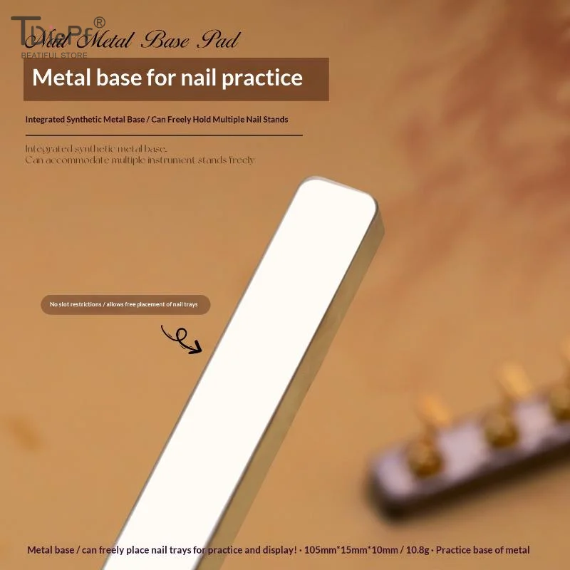  Magnetic Nail Tip Holder Stand Nail Art Practice Display Sample Manicure DIY Training Tool