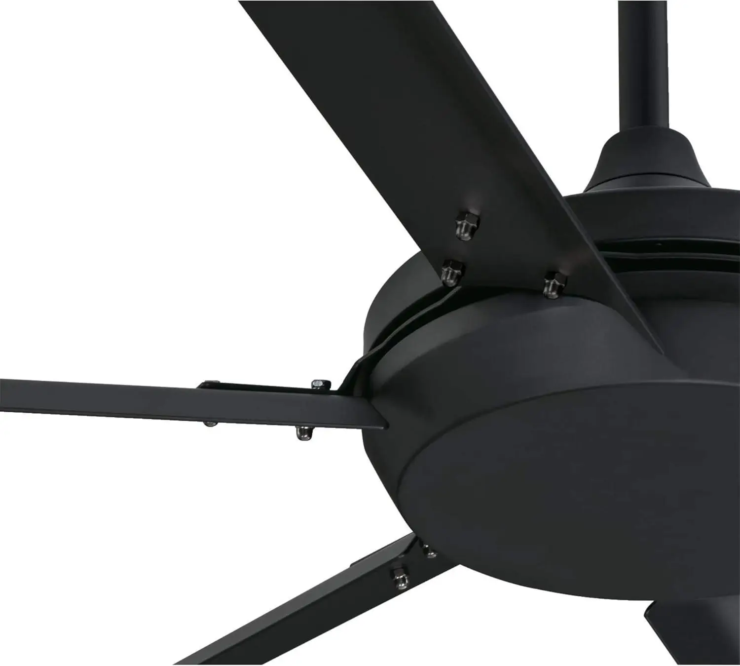 7224800  Industrial Ceiling Fan with Remote, 100 Inch, Matte Black