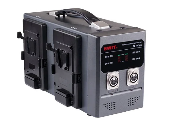 

SWIT PC-P430S 4-канальное быстрое зарядное устройство с V-образным креплением