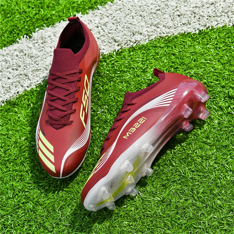 

8532 High Quality Mens Football Boots Youth FG/TF Training Studded Fast Soccer Cleats Non Slip Football Shoes for Man 35-45