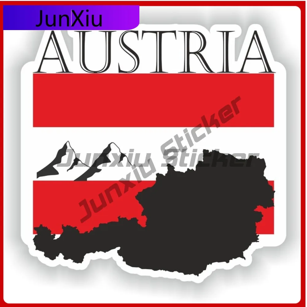 

Austria Sticker Flag MF Funny Funny Boat Window Fade Resistant Vehicle Decor Vinyl Decal For Car Truck SUV Window Bumper Laptop
