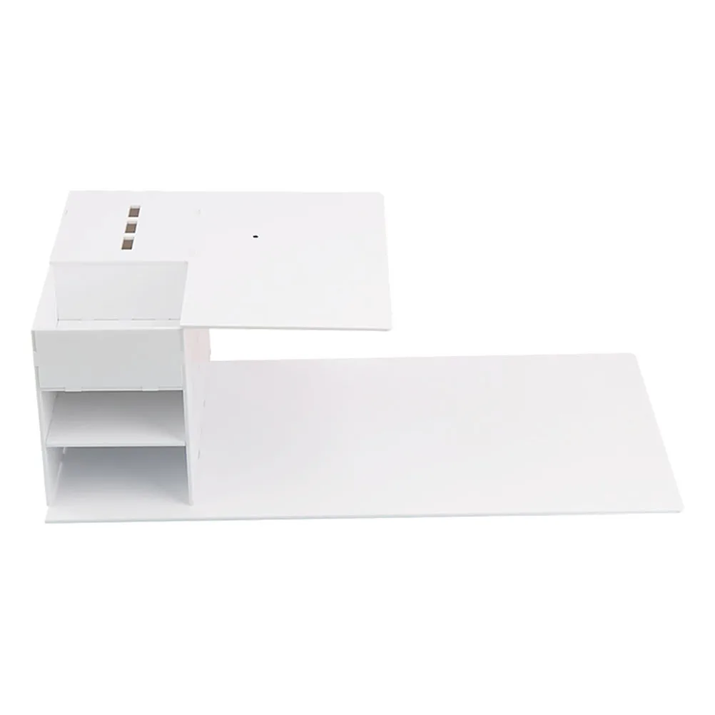 ชั้นวางอะคริลิคสำหรับจัดเก็บอุปกรณ์ต่อขนตา พร้อมชั้นวางแบบถอดได้สำหรับเก็บอุปกรณ์ต่อขนตา