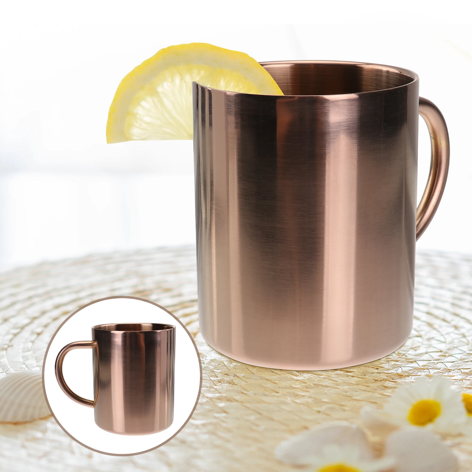 Mug Moscow Mule for Drinkwares Party Kitchen Mule Mug Cocktail Cup Stainless Steel Beer Wine Milk Coffee Cup Bar Tool Drinkware