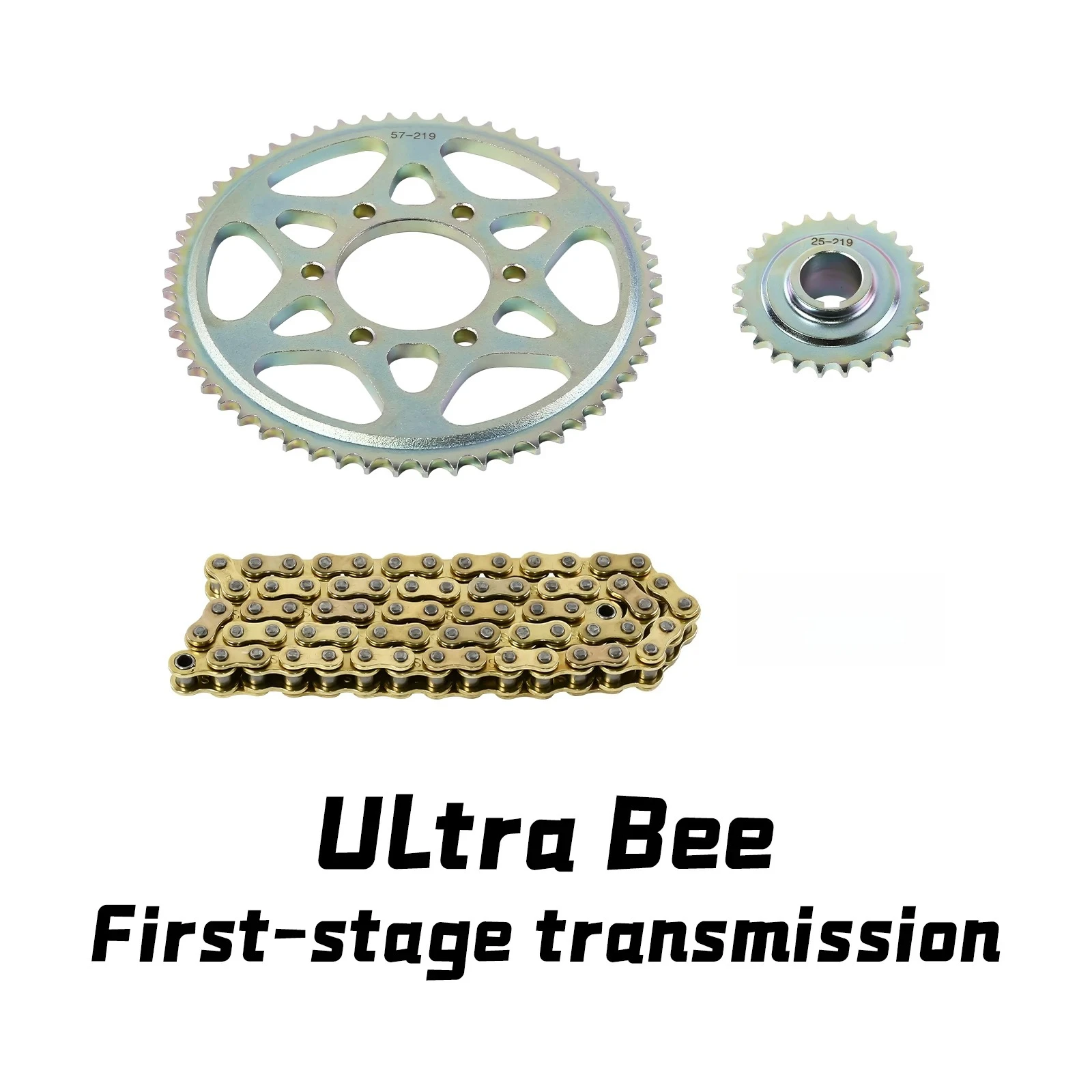 

Комплект цепи и шестерен для Surron Ultra Bee: Передний приводной цепной комплект для электровелосипедов и внедорожных мотоциклов SurRon