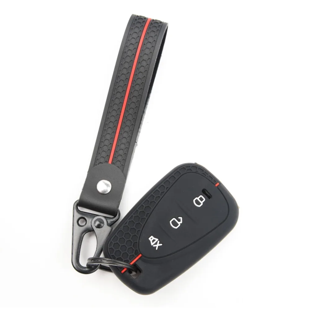 Silicone Remote Key Case For SYM Husky 150 Tuscany Jet X 125 Jet X 150 X125 For GPX Drone 150X with wrist carabiner