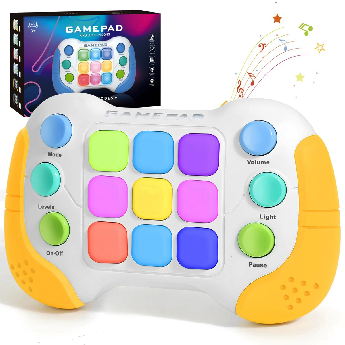 Lesipee Quick Push – Jeu électronique Pop Anti-stress, 4 Modes, 999 Niveaux, Portable, Pour Enfants Et Ados (piles AAA Non Incluses)