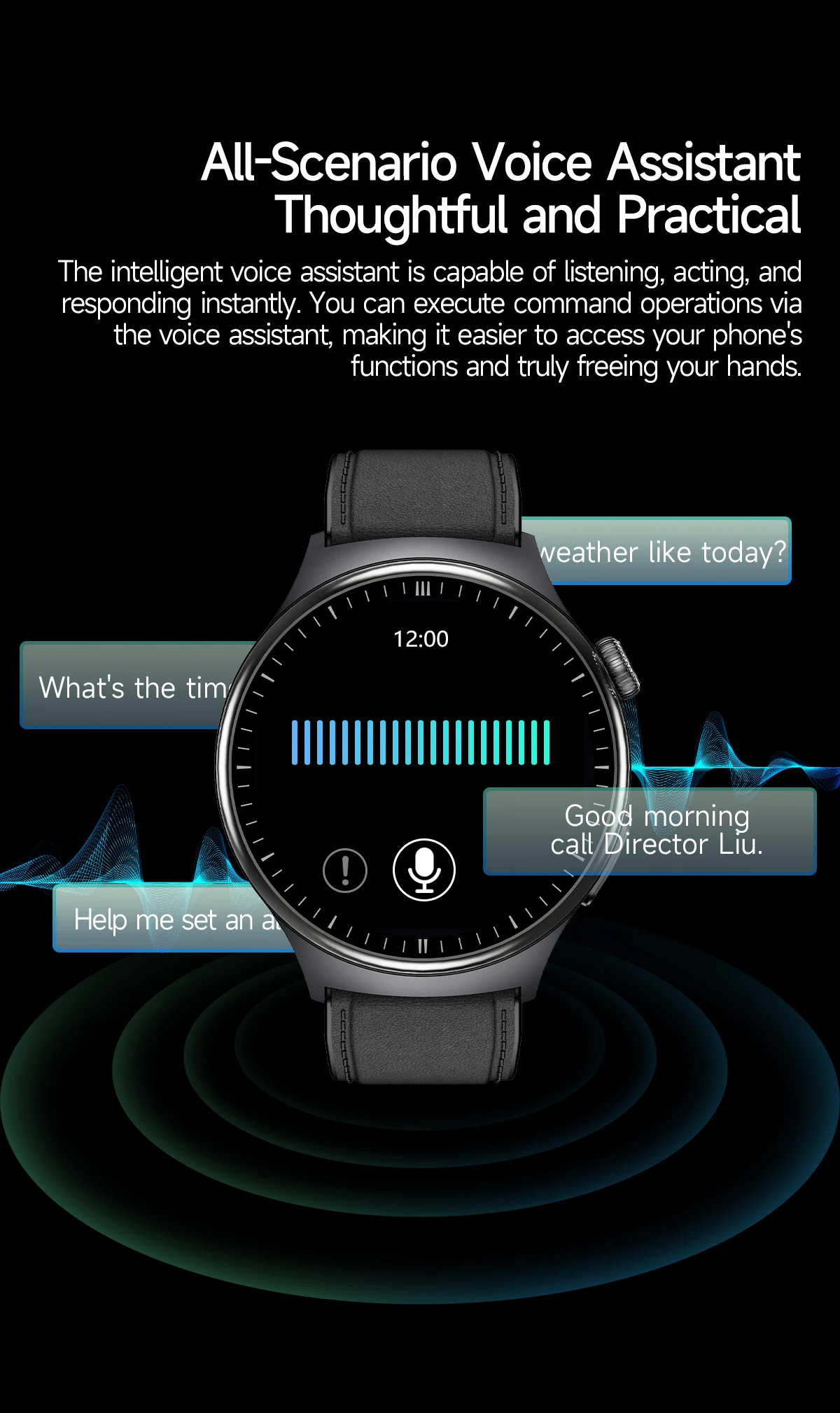 2026 Neue KI-Gesundheitsdiagnose EKG Smartwatch für Männer und Frauen, Harnsäure, Lipide, Blutdruck, HD AMOLED-Bildschirm, Anruf-Sport-Smartwatch – Detail 22