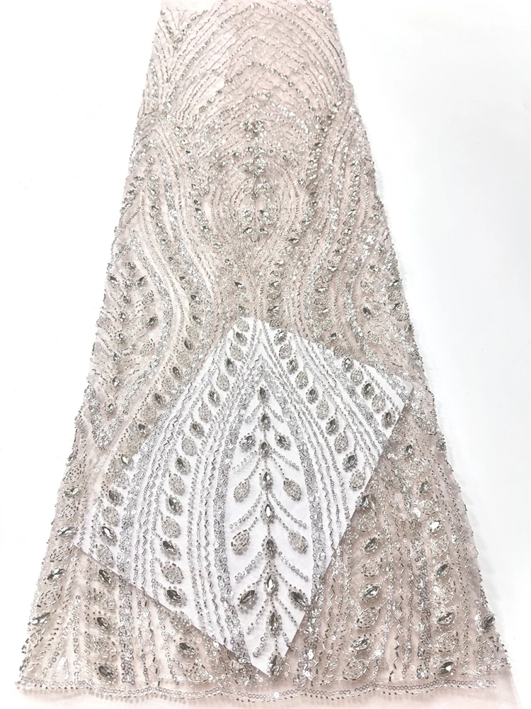 أحدث أقمشة الدانتيل التسلسل الأفريقي، التطريز العريس، الفرنسية، مواد الزفاف النيجيري، جودة عالية، نسيج الدانتيل الخرز #2