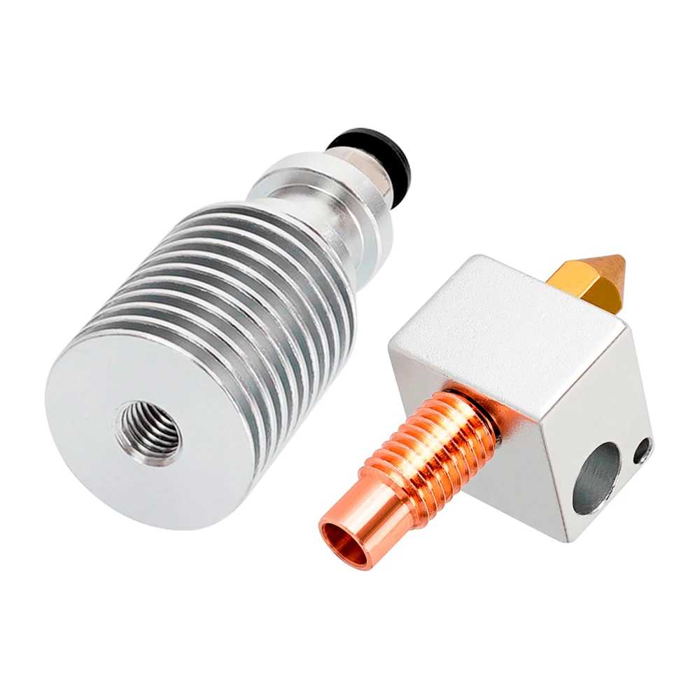3D Printer Parts V6 Bi-Metal Heat Break Titanium Alloy Throat E3D V6 Smooth Heatbreak All Metal M6 Thread Throat