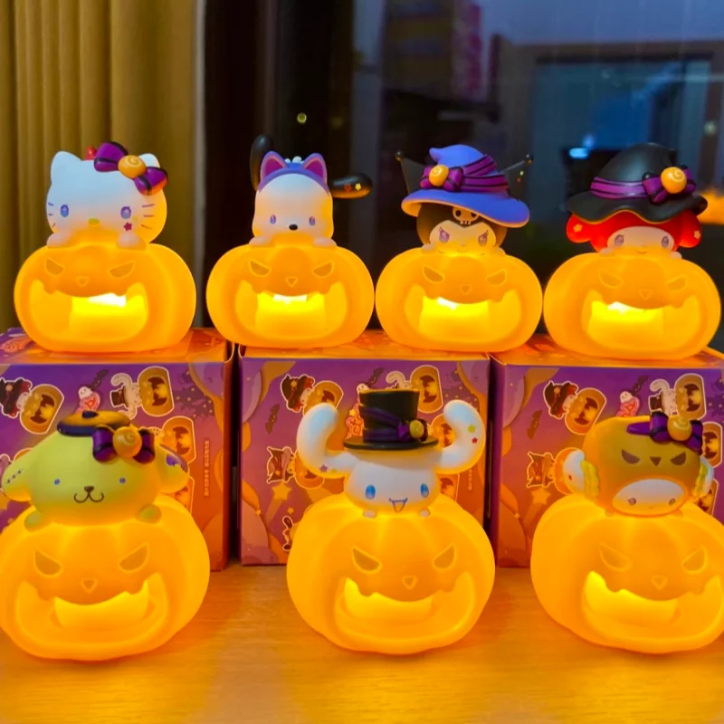 

Miniso Sanrio натуральная серия Troublemaker тыква ночник Hello Kitty Kuromi Pochacco мелодия орнамент Декор подарок на день рождения игрушка