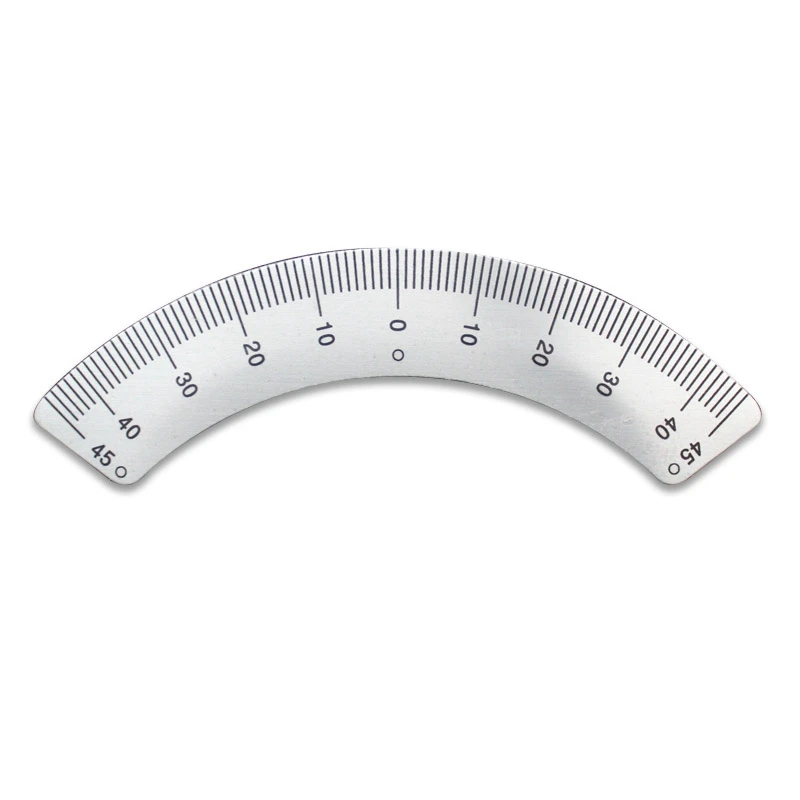 Protractors Milling Machine Part - Angle Plate Scale Ruler 45 Degree Angle Arc M1197 Measuring Gauging Tools