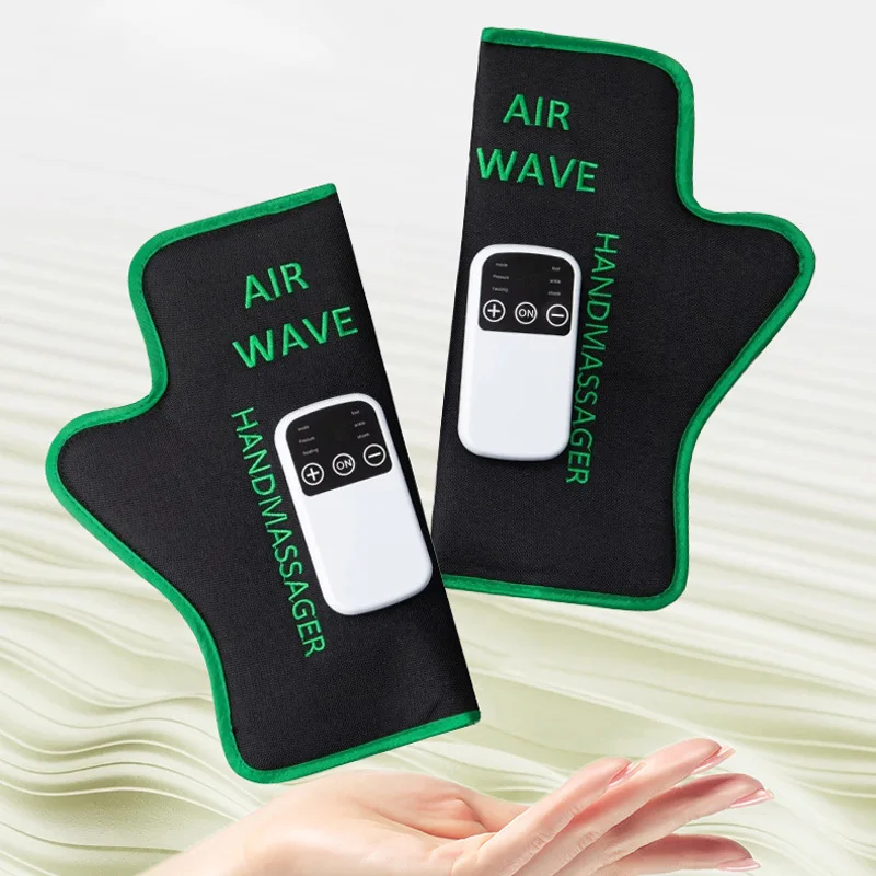 Juego de masaje de compresión de aire de manos con masaje de circulación de Airbag de Palma calentada, alivia la fatiga y el dolor de las manos para salón de belleza