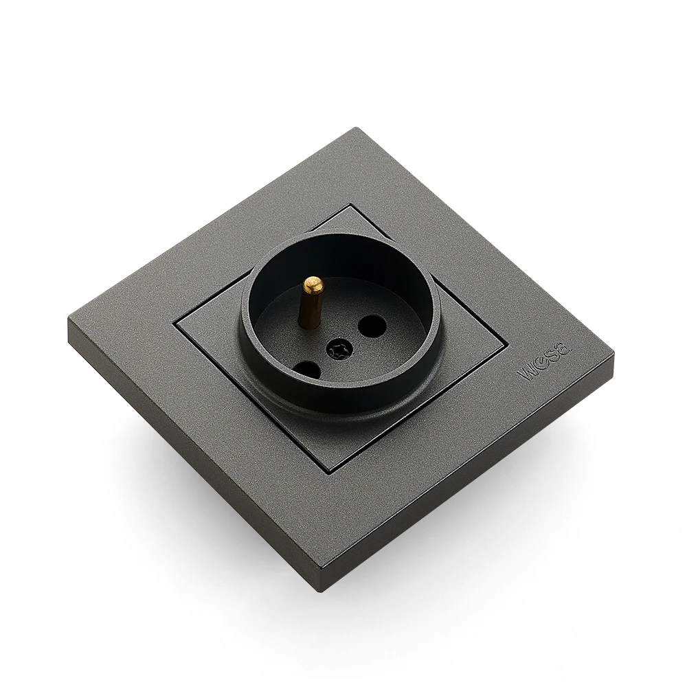 Grey Wall Socket Wi…