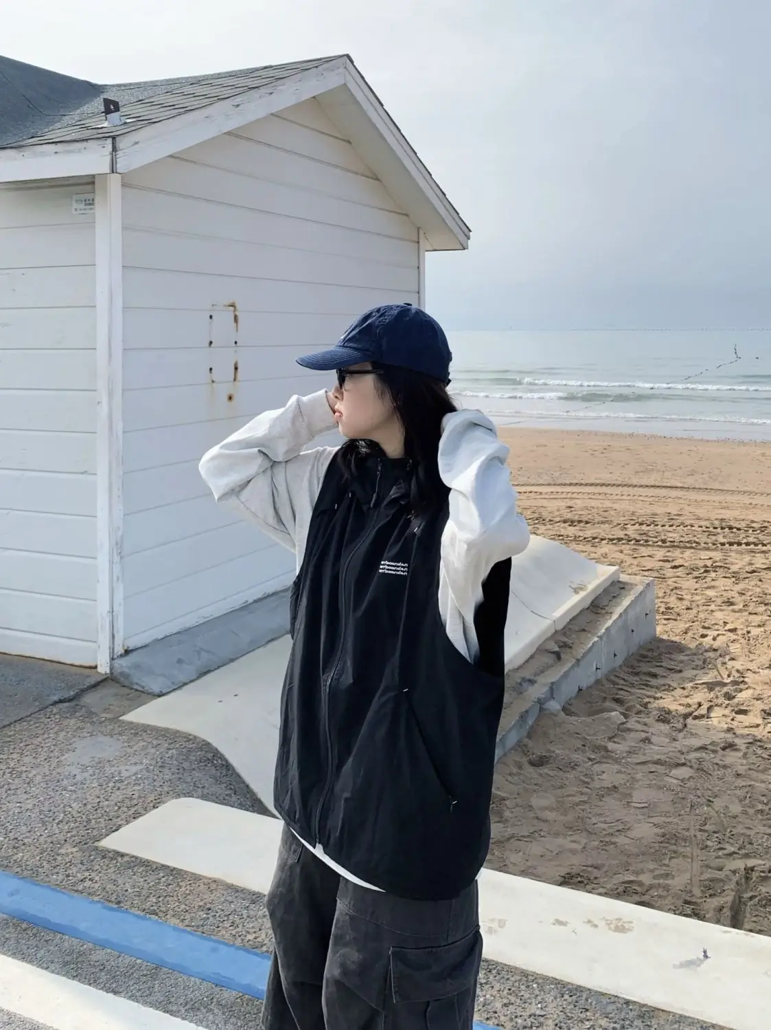 

Vests Waistcoats Thin Womens Puffer Spring Suede Foldable Drawstring Artistic Delicate Minimalist Cleanfit Lined Gentle Morning