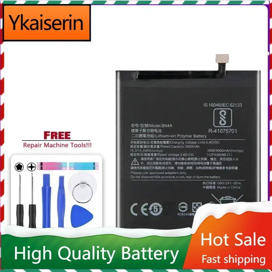 4000mAh BN4A Battery for Xiaomi Redmi Note 7 Pro Note7 M1901F7C Phone Battery Batteries Warranty in Stock Fast Shipping