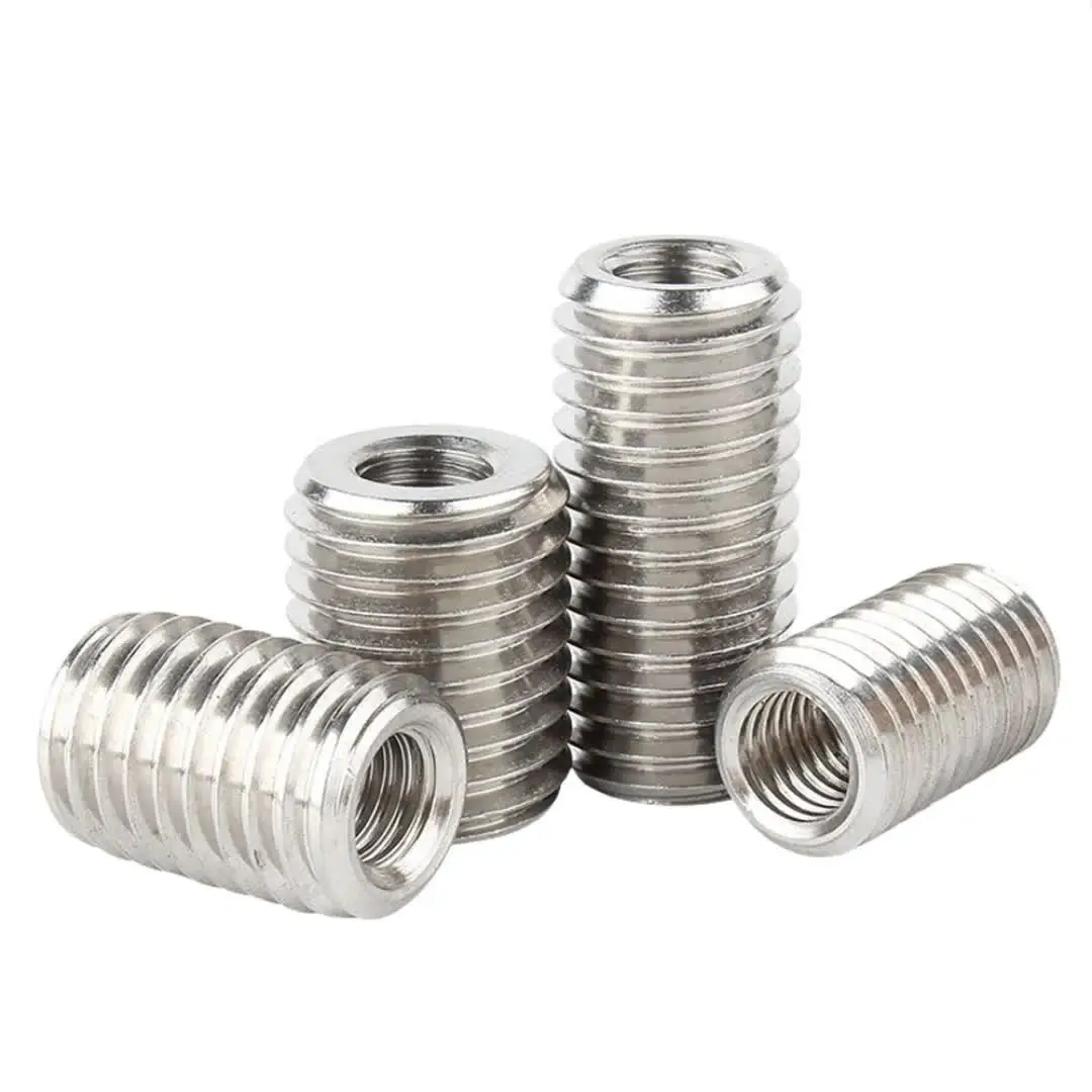 M2 M2.5 M3 M4 M5 M6 M8 M10 M12 M14 M16 304 Stainless Steel Inside Outside Thread Adapter Screw Nuts Insert Sleeve Converter Nut