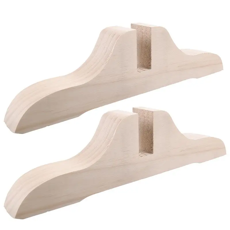 

2pcs Partition Holder Divider Stand Panel Feet Bracket Partition Bracket Partition Wooden Divider Base Household Screen Divider