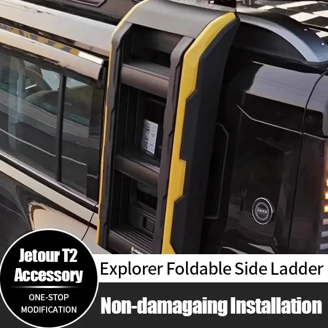 High Quality Aluminum Foldable Side Ladder With Locking Climbing Folding Explorer Ladder