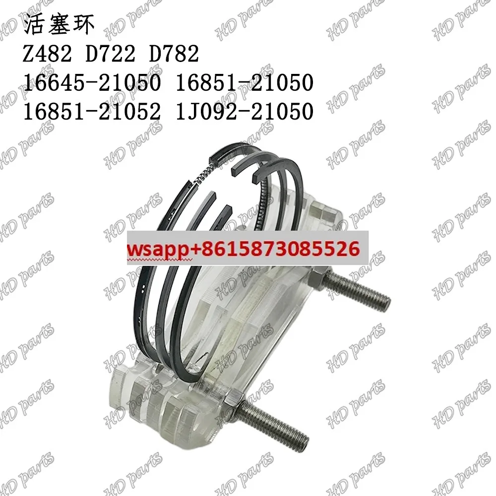 

Engine accessories suitable for piston rings Z482 D722 D782 16645-21050
