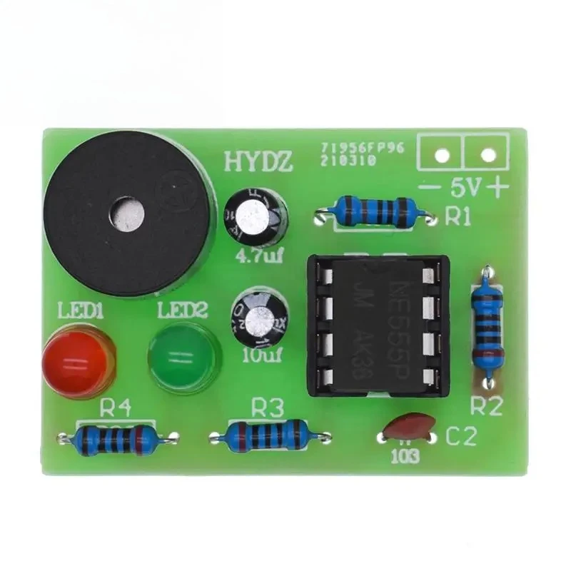 Bricolage formation fabricant étudiant laboratoire bricolage Kit d'apprentissage pour ArduinoNE555 NE555P Kit multivibrateur Circuit à état constant double lampe Flash
