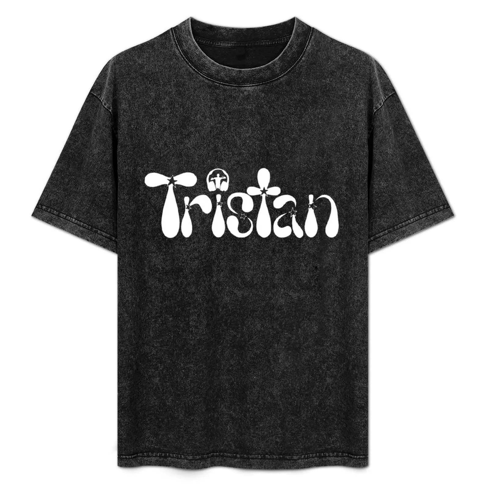 

Tristan Logo T-Shirt custom shirt blue archive Anime t-shirt T-shirts for men cotton