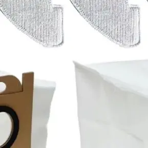 For VONKO S6 Pro Mop Cloth And Dust Bags Kit Replacement Parts For Robot Vacuum Cleaner Accessories With Advanced Filtration
