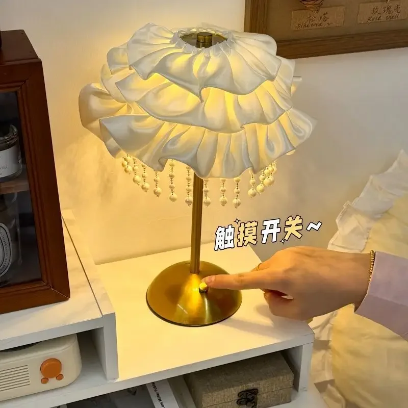 

Люксовая лампа для главной спальни - креативная, с регулировкой яркости, теплый энергосберегающий декоративный свет для создания атмосферы