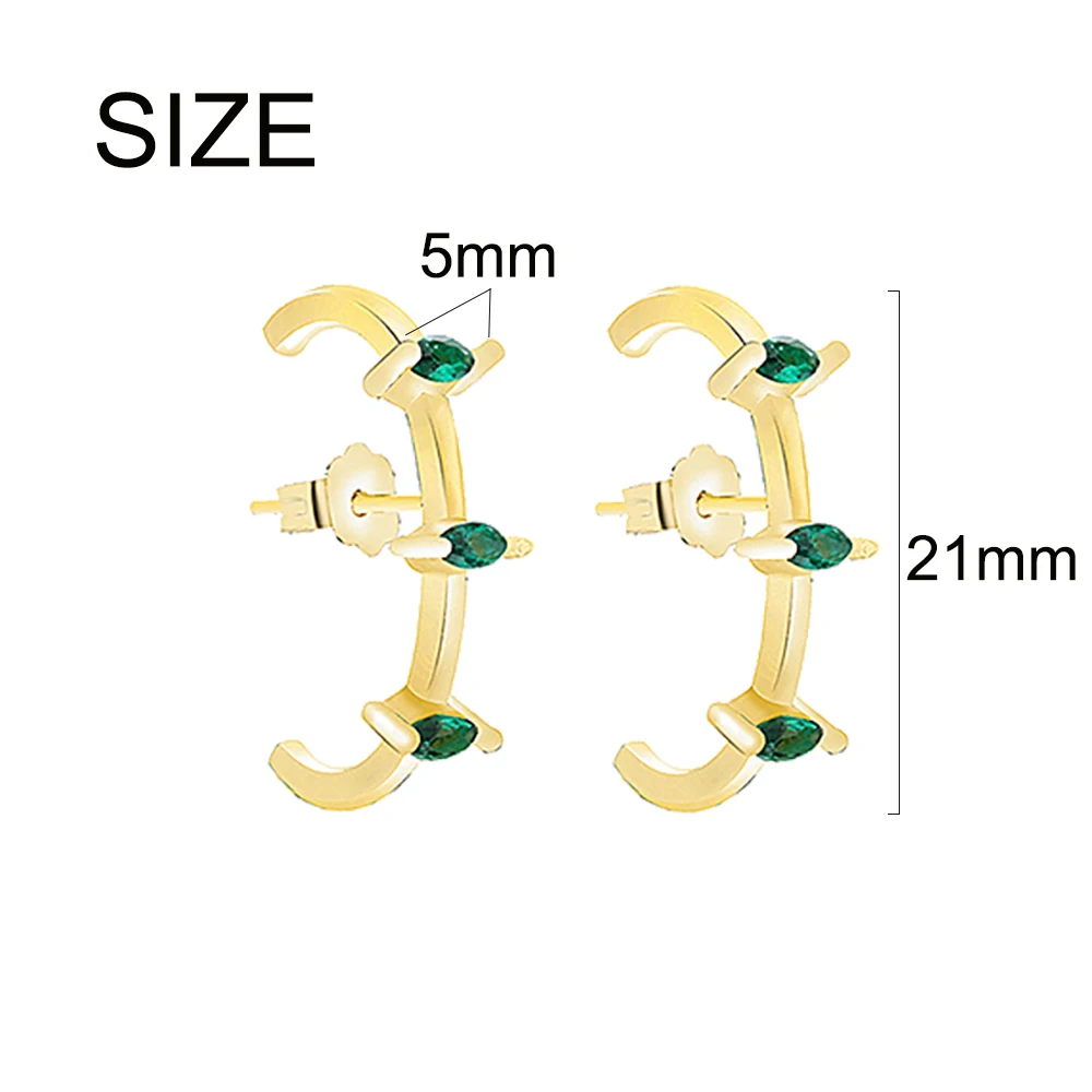 SHADOWHUNTERS ريال 100% 925 فضة الكرمة الأخضر كريستال تشيكوسلوفاكيا وأقراط بيان امرأة المجوهرات بالجملة الربيع نمط #3