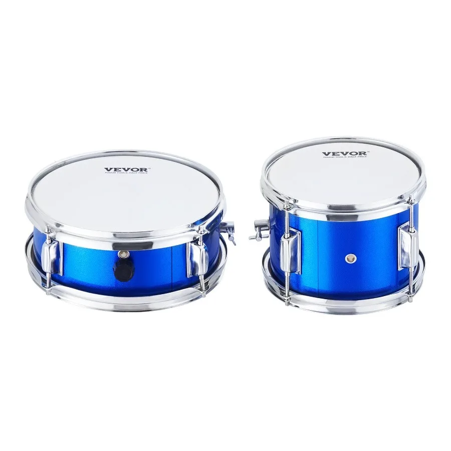 Drum-Set, 3-teilig, 14-Zoll-Anfänger-Drum-Set mit verstellbarem Thron-Beckenpedal, zwei Paar Drumsticks, 8'' Tom Drum 10'' Snare Dr