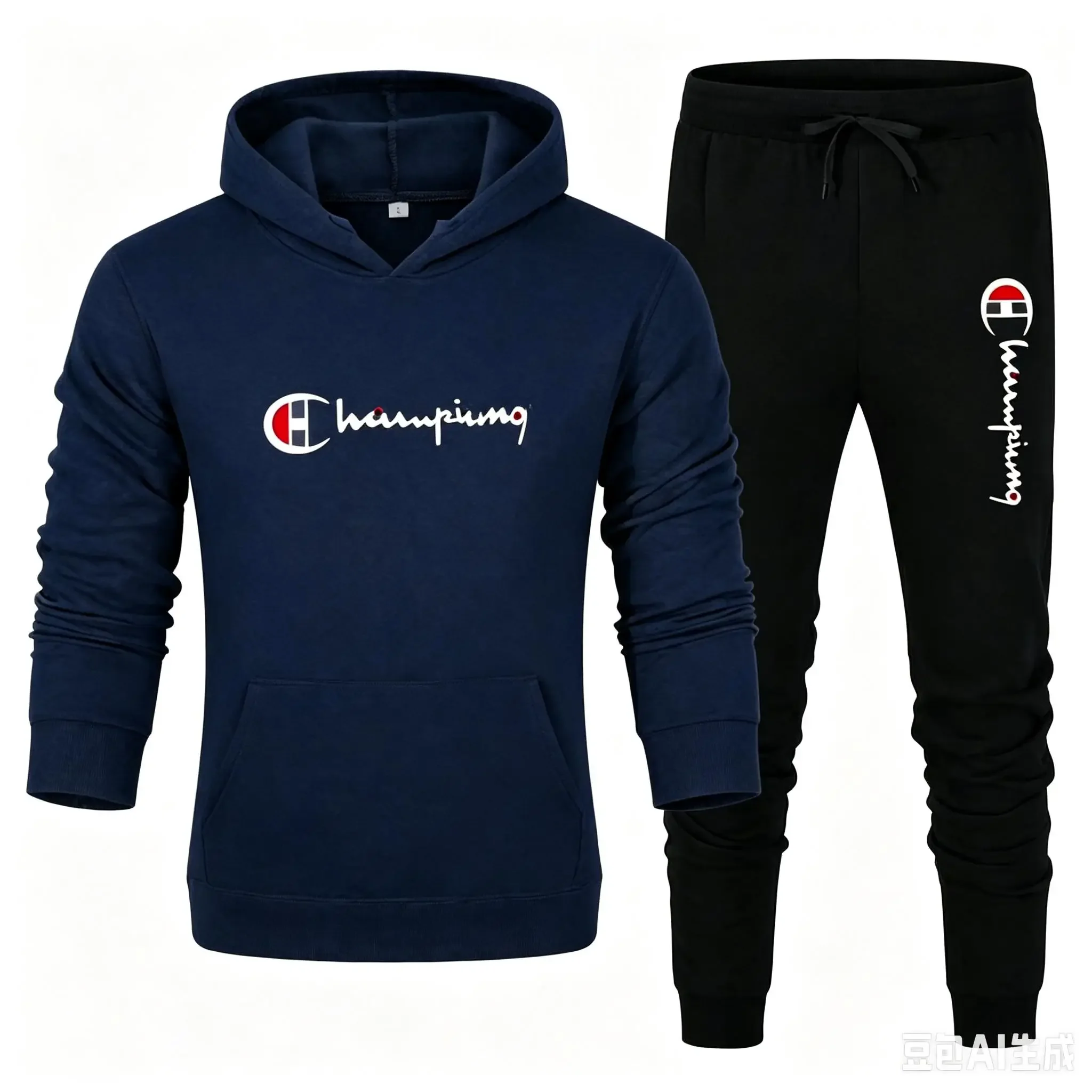 Men's 2026 Tracksuit Hooded Sweatshirt And Sweatpants 2 Pcs Sets Casual Jogger Sportswear Streetwear 2 Piece Sports Suit
