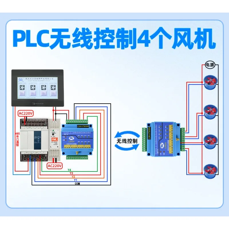 Wireless pair switch 4-way bidirectional feedback remote controller remote control transceiver module