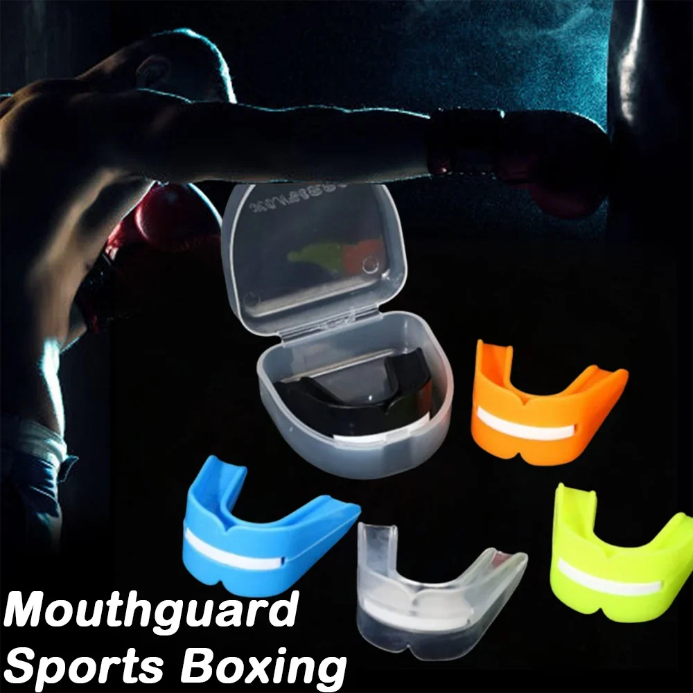 

Basketball Mouthguard Double-layer EVA Mouth Guard Sports Boxing Sanda Mouth Guards Karate Rugby Mma Athletes Taekwondo Soccer