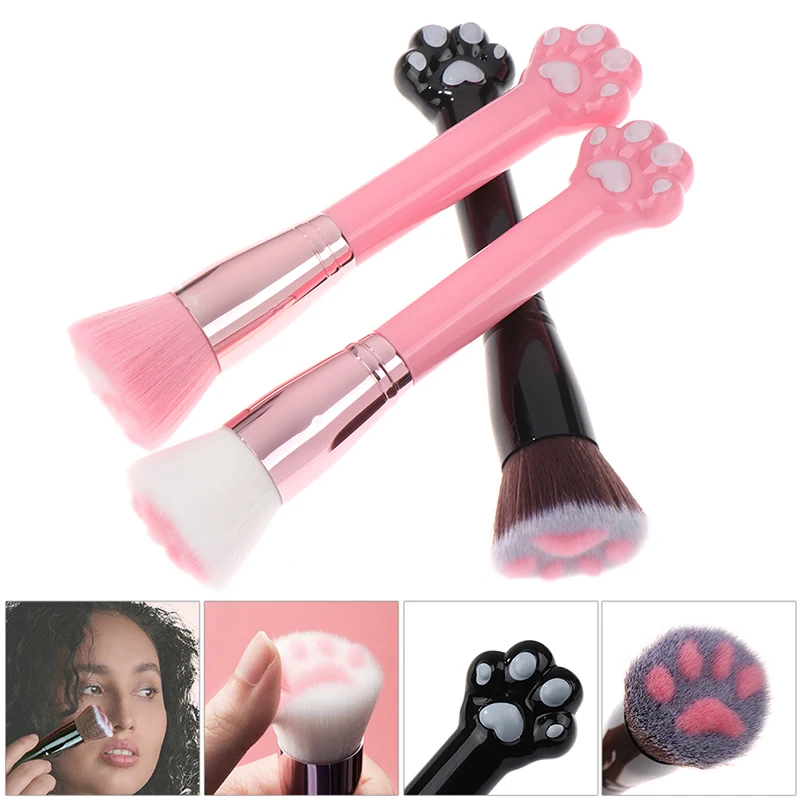 1PC Cat Claw-Shaped Makeup Brush - Multi-Purpose Tool for Eyeshadow, Powder & Foundation view 5