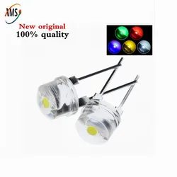 50PCS 5mm Strohhut LED-Diode Super Helle Weiß 0,3 W 0,5 W 0,75 W F5 Power 0,5 W Licht Emittierende Diode Rot Gelb Grün Blau Warm