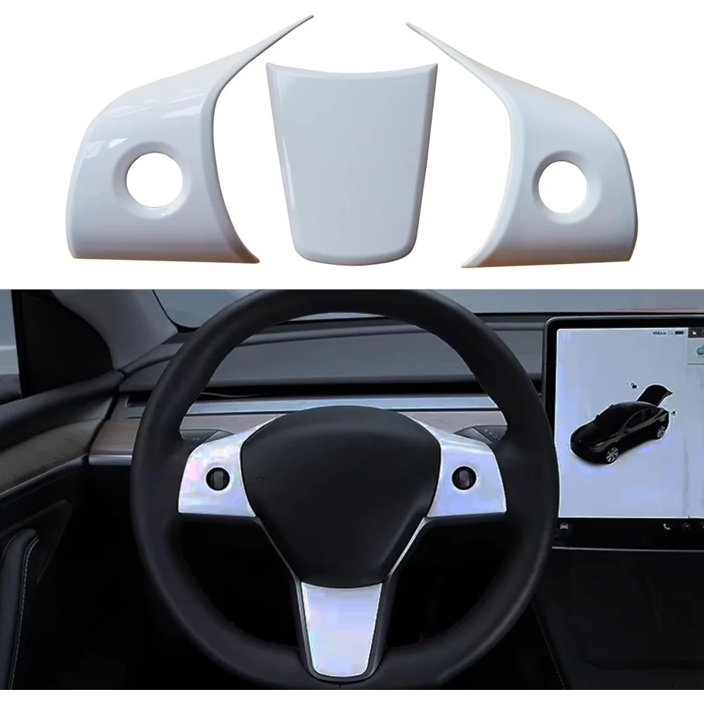 

Накладка на руль для Tesla Model 3/Y, аксессуары для интерьера, совместимая с Tesla Model 3 Model Y