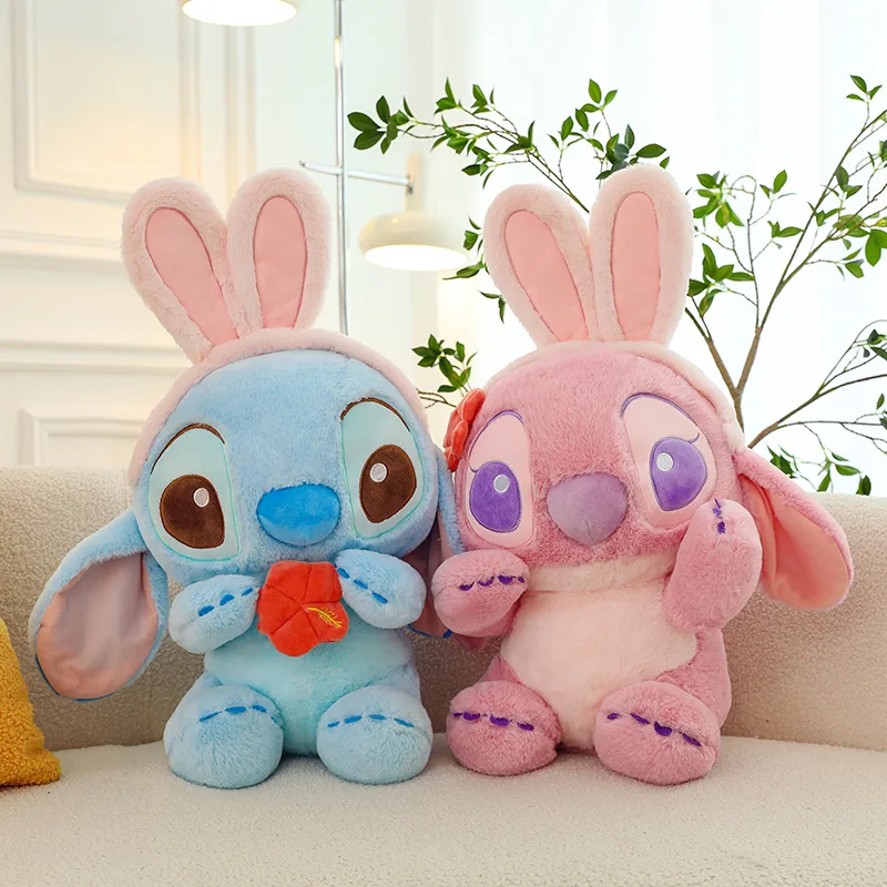 40cm Disney Cartoon Lilo & Stitch Stuffed Plush Toys Christmas Gift Doll Plushies Monster Steve Angel Toys Children\'s Gifts