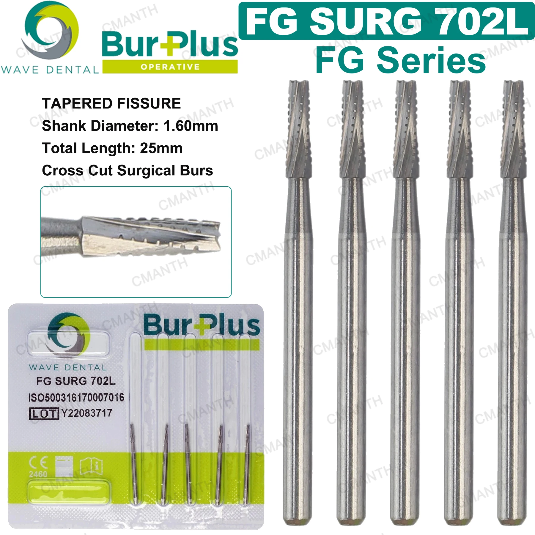 WAVE Dental Surgical Burs Tung - Carbide End Mill ulasan dan harga