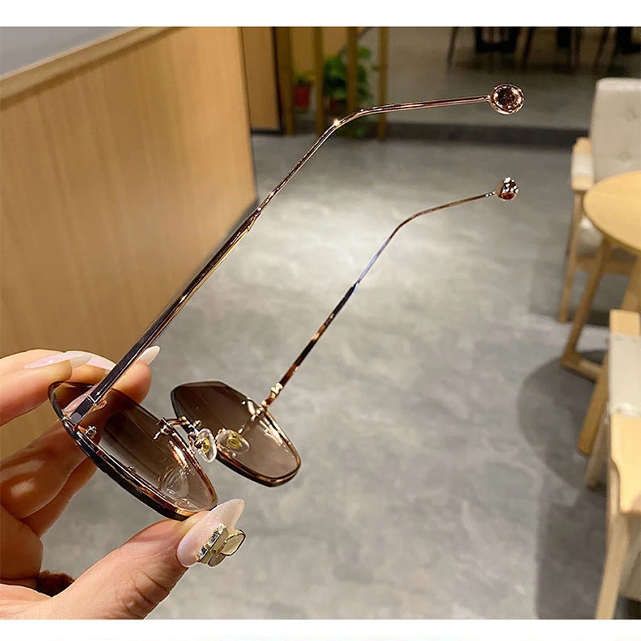 Брендовый дизайн 2025, модные новые многоугольные металлические солнцезащитные очки, женские очки в стиле ретро, классические трендовые роскошные очки для вождения и путешествий