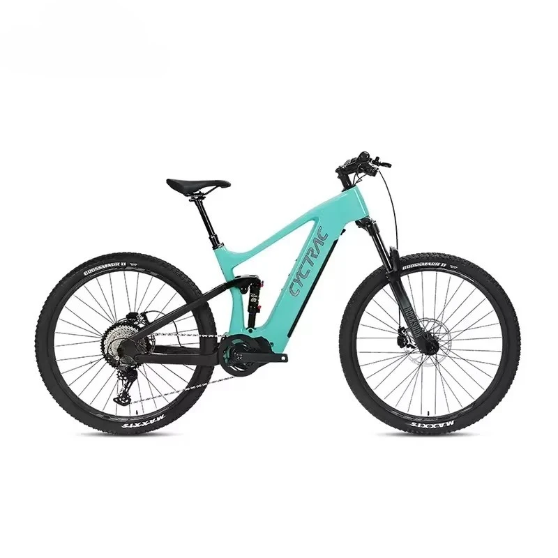 ATV&UTV12-Speed 500W Central Motor Off-Road High Power 48V Electric Mountain Bike 15AH 720Wh Integrated Lithium Carbon Fibre Fra