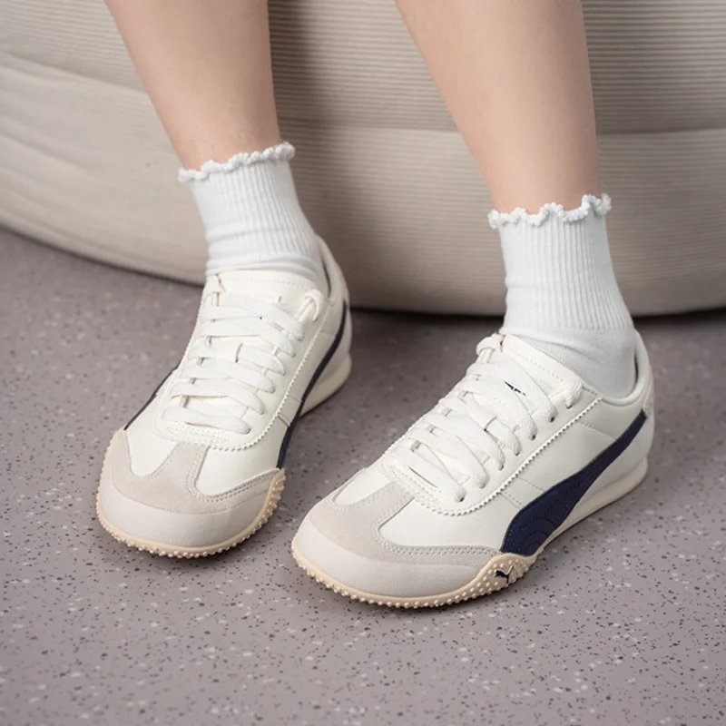 PUMA Women's Bella Retro T-Toe Thin Sole Casual Skate Sneakers 405256-09