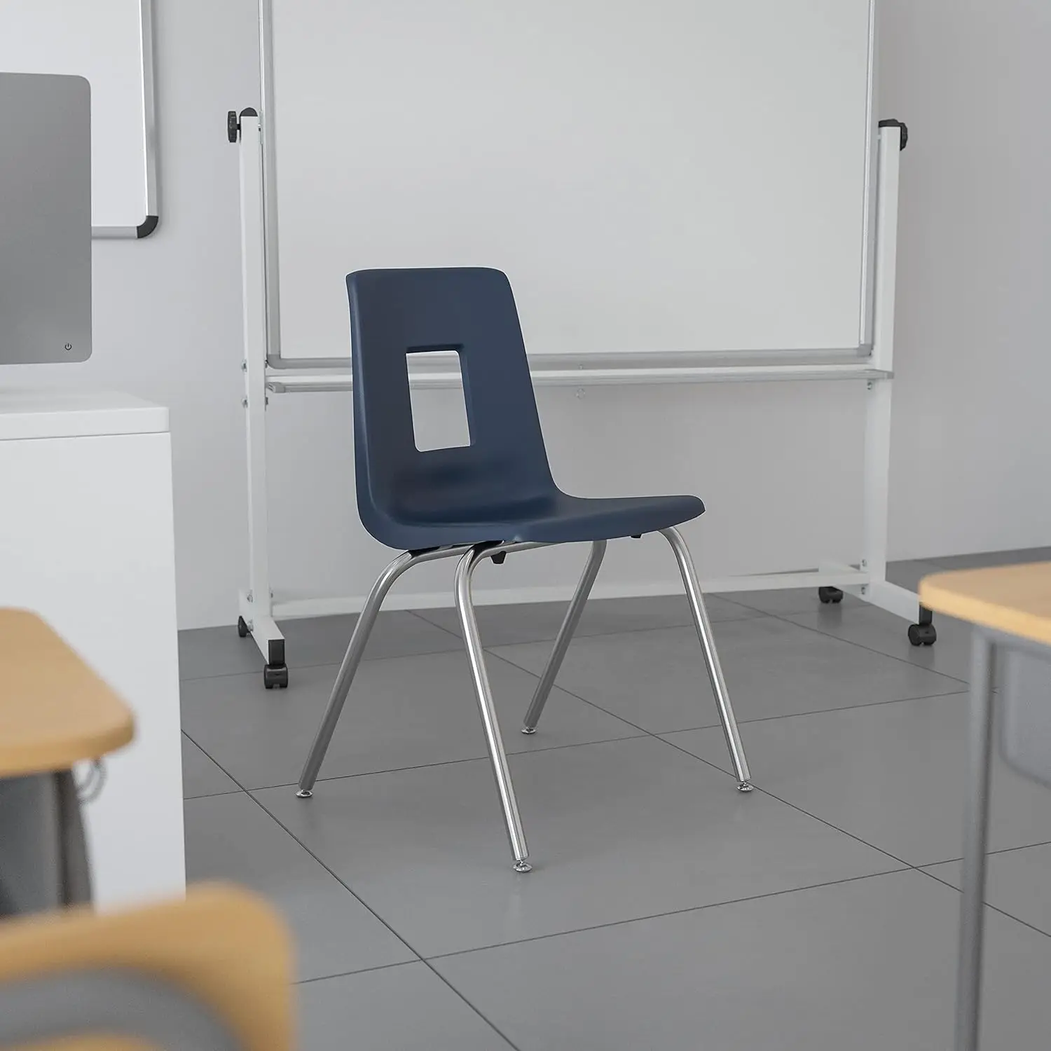 

Comfort corner Navy Student Stack School Chair - 18-inch