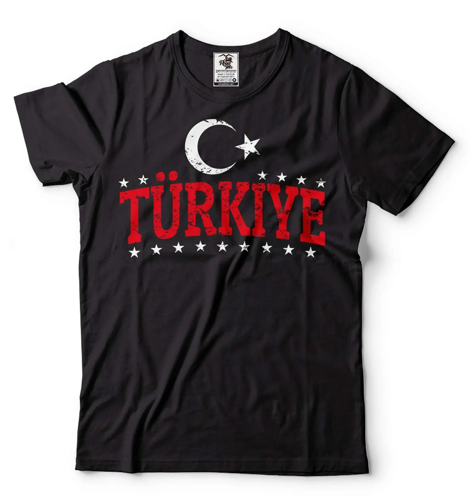 Mens Turkish Shirt Türkiye National Patriotic Flag